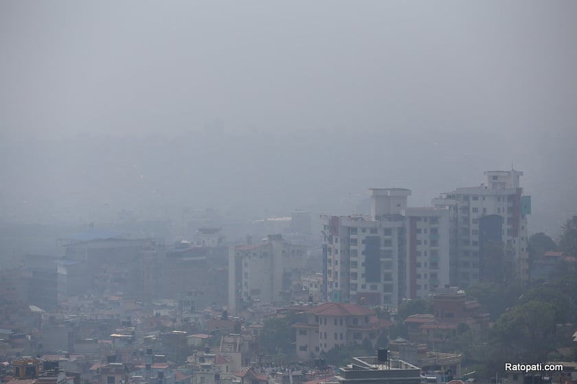 देशभर डढेलो : काठमाडौँ उपत्यकामा अझै केही दिन प्रदूषण