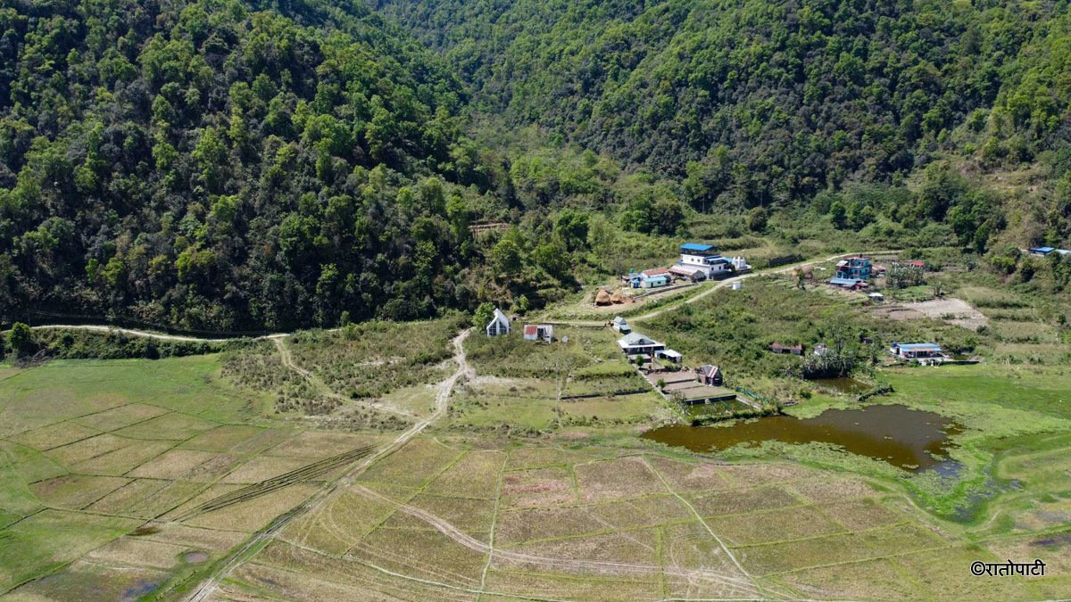 02-POKHARA PHEWA LAKE LAND_Drone view_Nepal Photo Library11