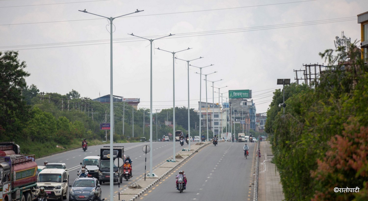 Street Light Installation Begins on Koteshwor-Kalanki Road