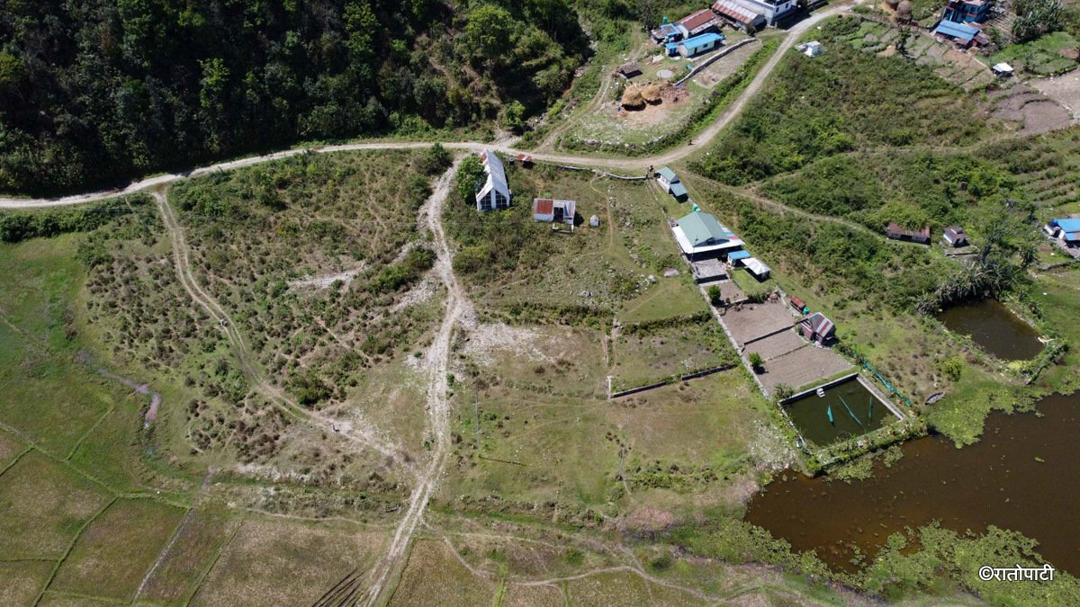 03-POKHARA PHEWA LAKE LAND_Drone view_Nepal Photo Library12