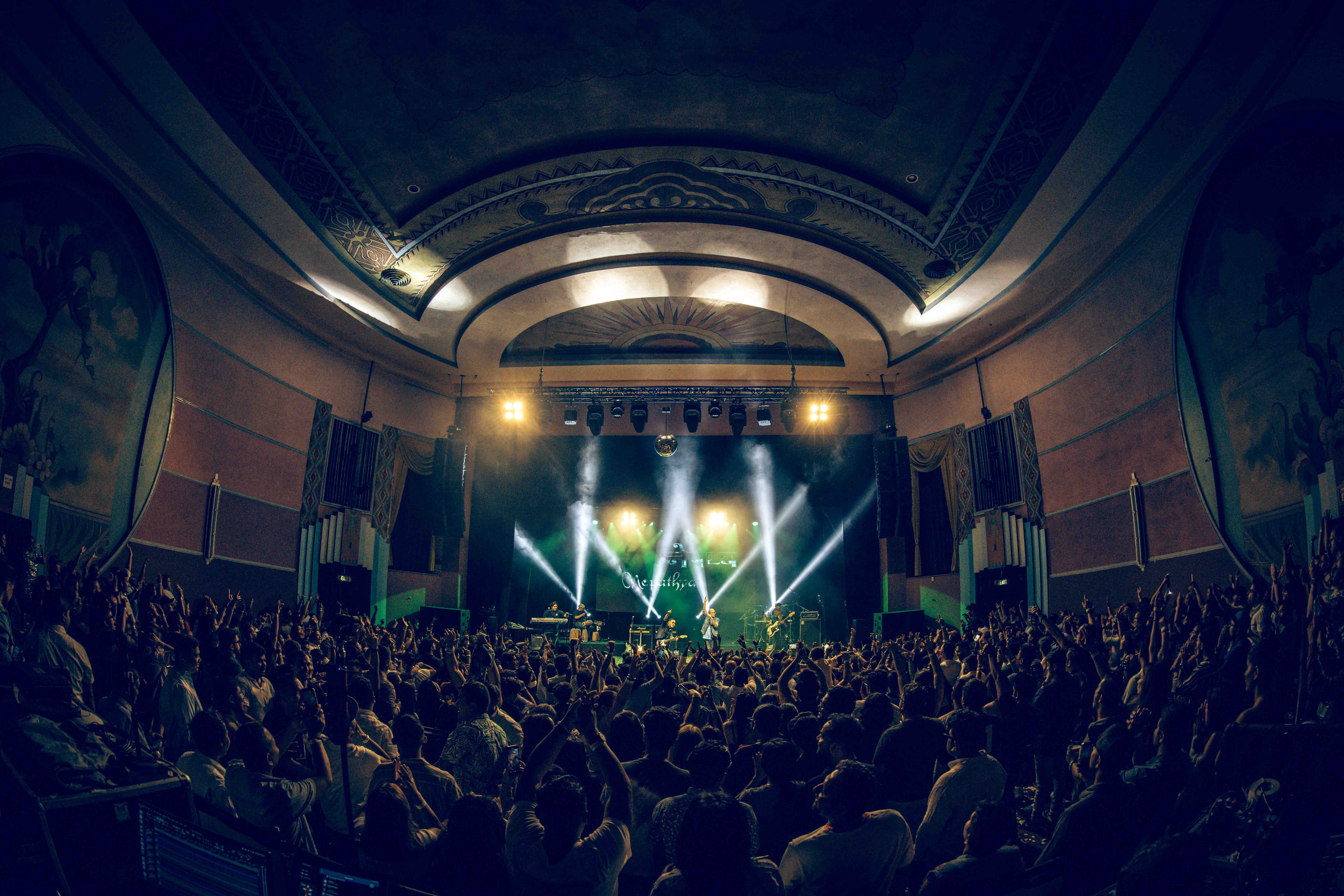 05 Nepathya performing to a packed house at the Boulder Theatre in Colorado USA. Photo-Dipit Raz