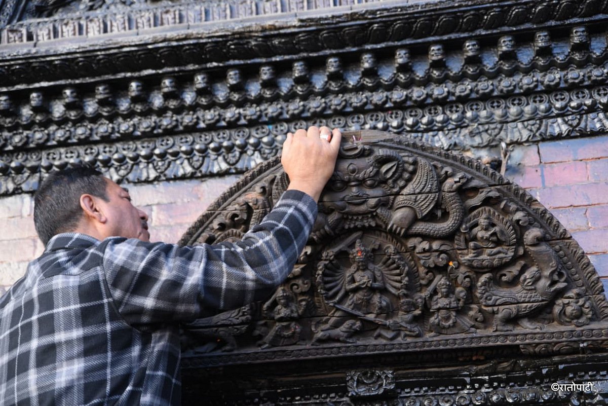 07-Toran Restore at Kumari Ghar_Nepal Photo Library (7)