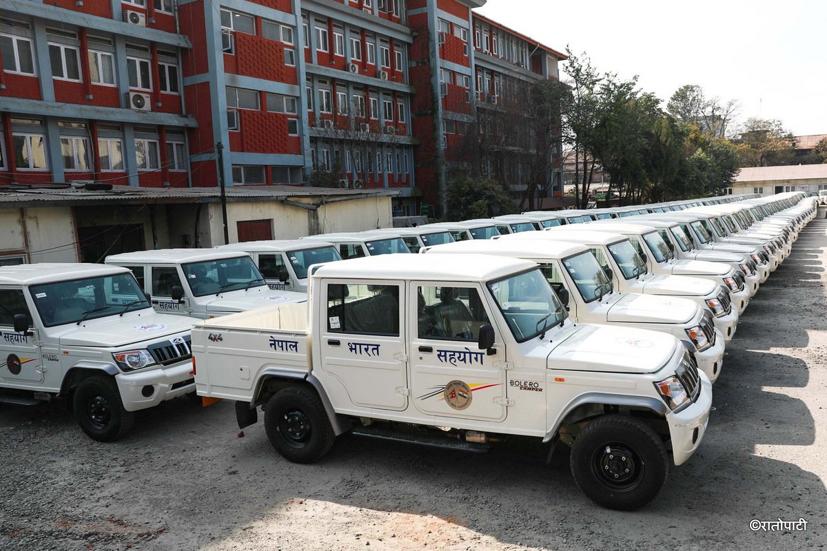 07-Vechicle for election from India_Nepal Photo library1