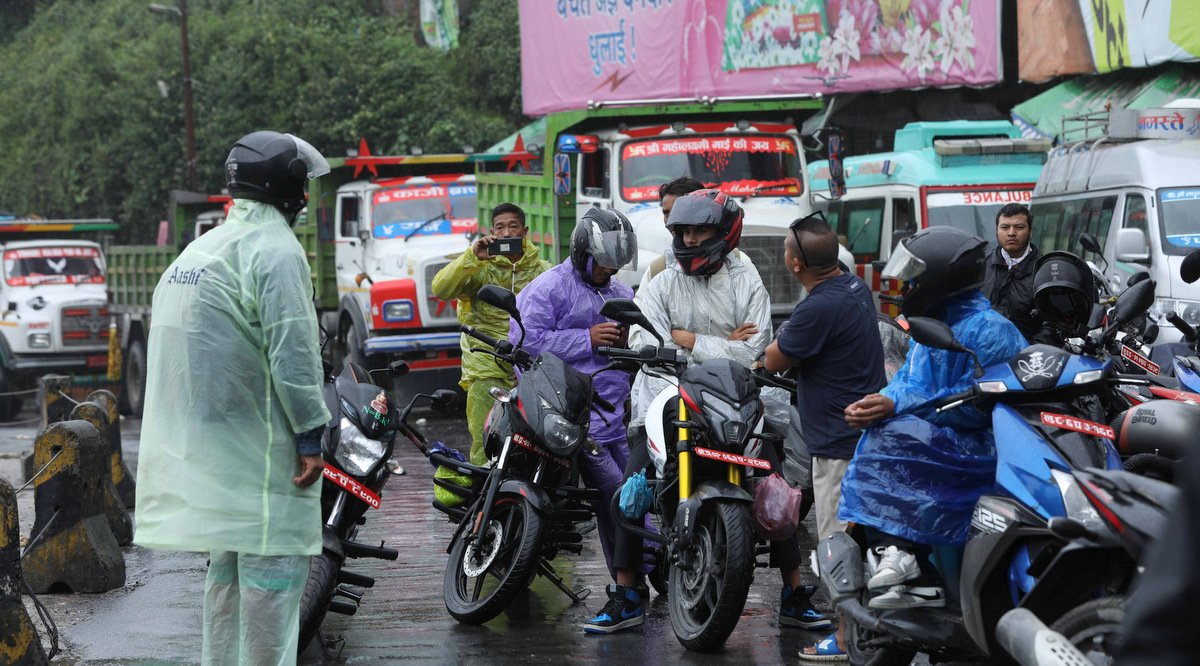 Kathmandu Valley Exit Points Closed Due to Rain and Landslide Risk