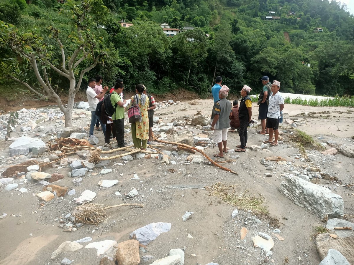 बागलुङबाट बर्सेनि आठ लाख २२ हजार टन माटो बग्दै