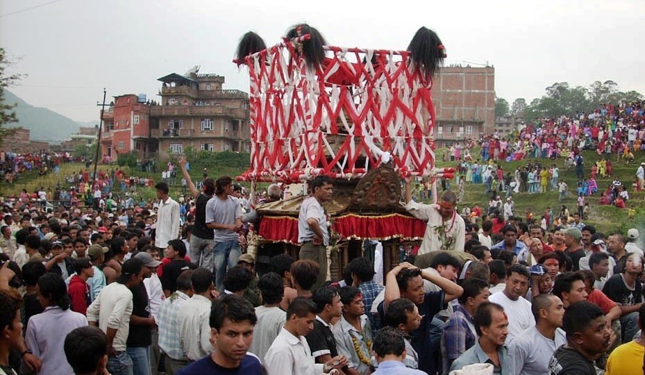 तीन दिनसम्म बनेपामा चण्डेश्वरी जात्रा मनाइँदै