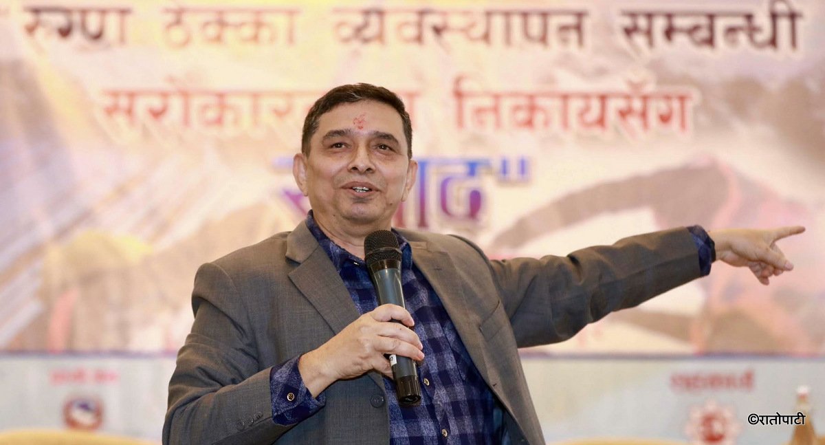   ठेक्का तोड्दा बाँकी असुली गर्नुपर्ने प्रावधान हटाउनुपर्छ: पूर्वसचिव थापा
