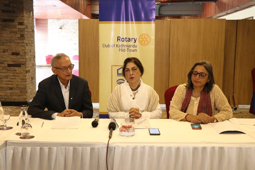 रोटरी क्लब अफ काठमाडौँ मिडटाउनद्वारा जलवायु परिवर्तनबारे च्यारिटी डिनर कार्यक्रम आयोजना