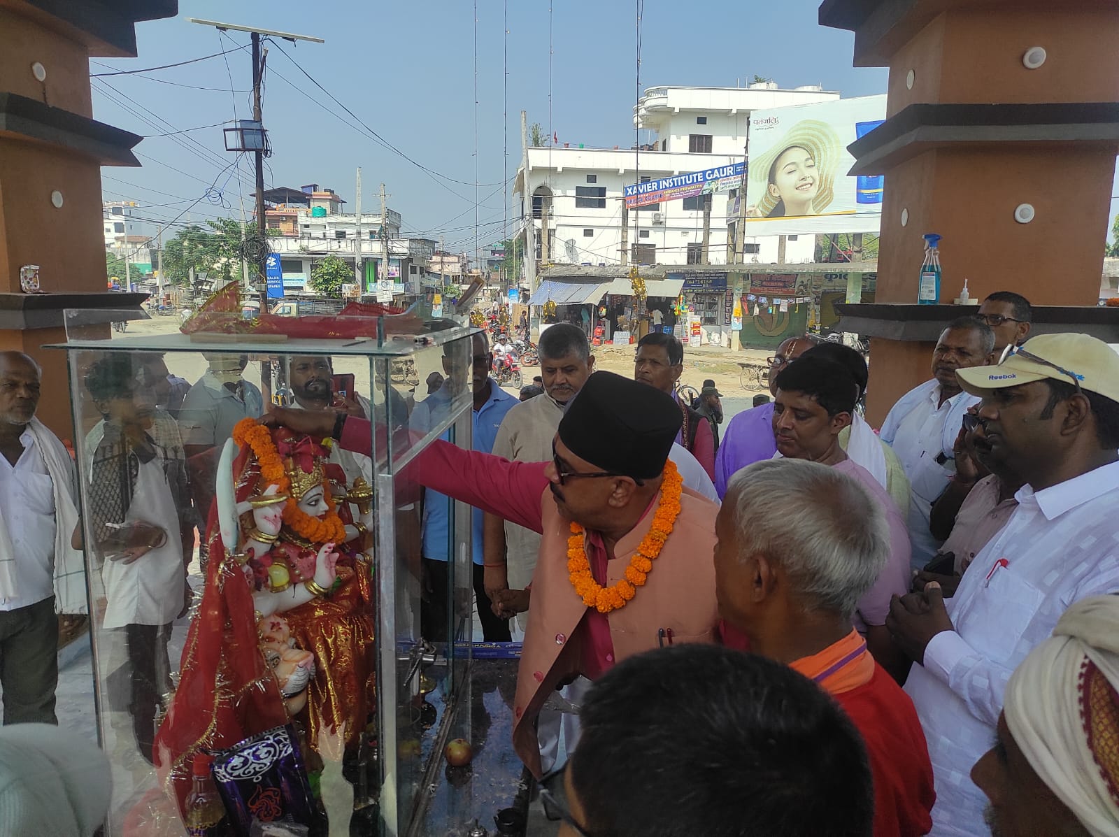   मेयर साहद्वारा गौर घण्टाघरको उद्घाटन
