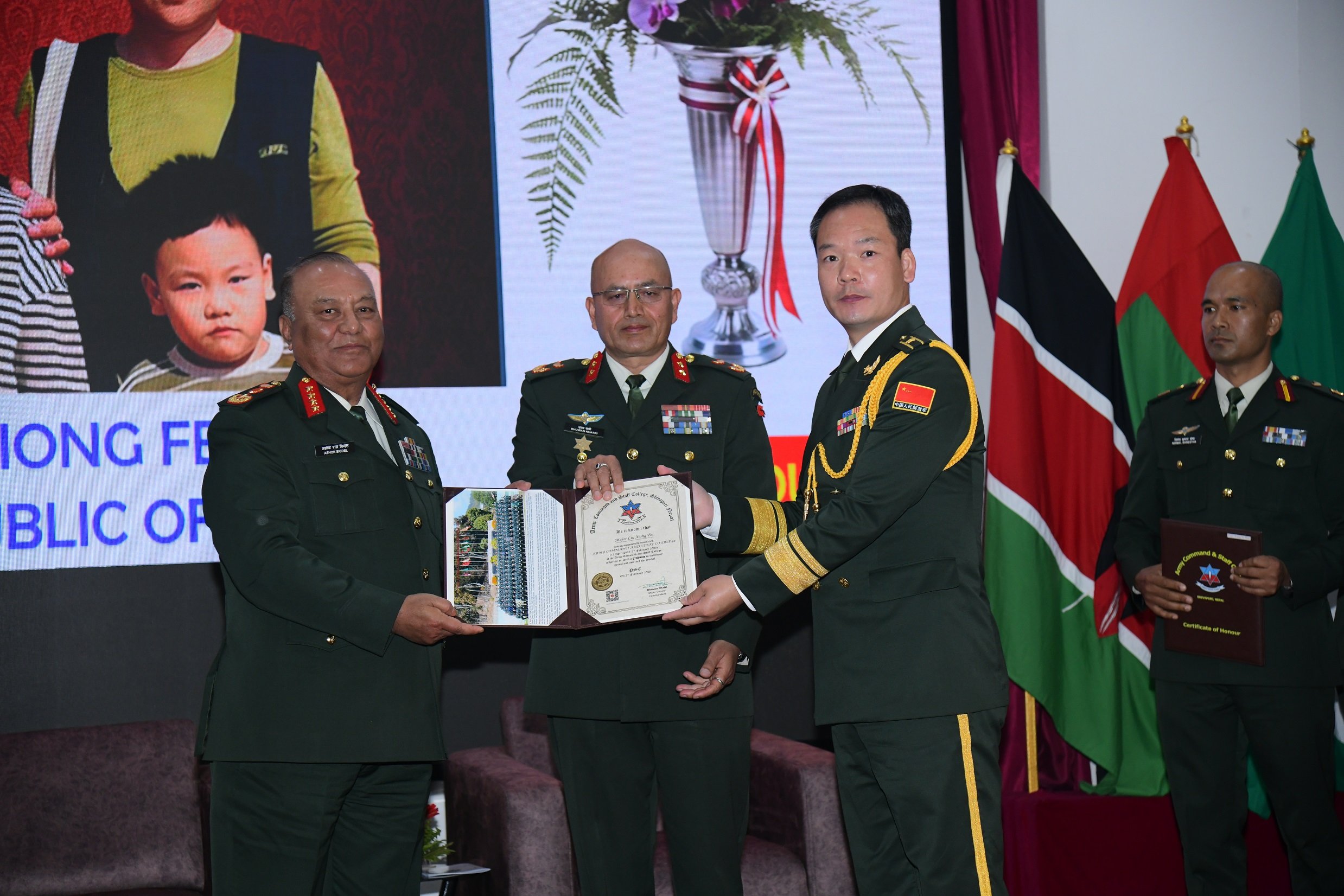 92 Officers Graduate from Nepali Army's Command and Staff College