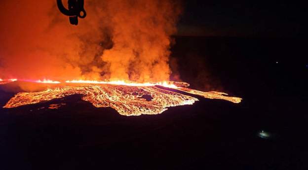 आइसल्याण्डमा एक महिनामा दोस्रो पटक ज्वालामुखी विस्फोट