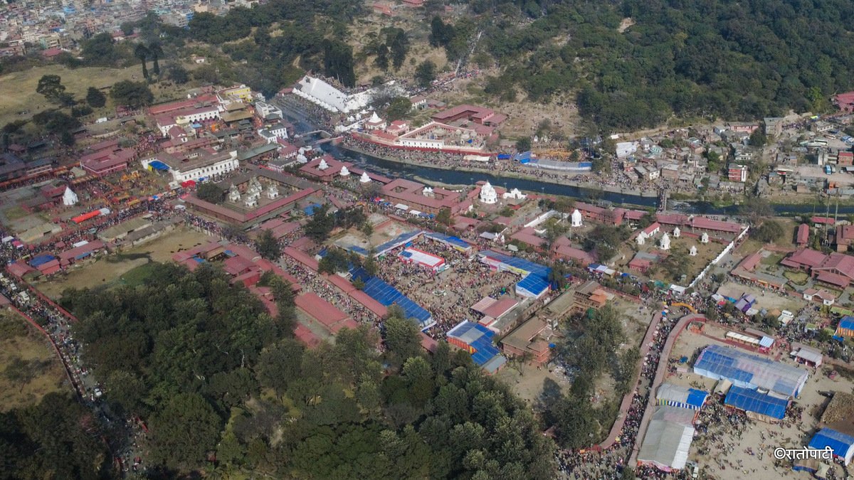 11-Dron_pashupati_Mahashivaratri_Nepal Photo Library11