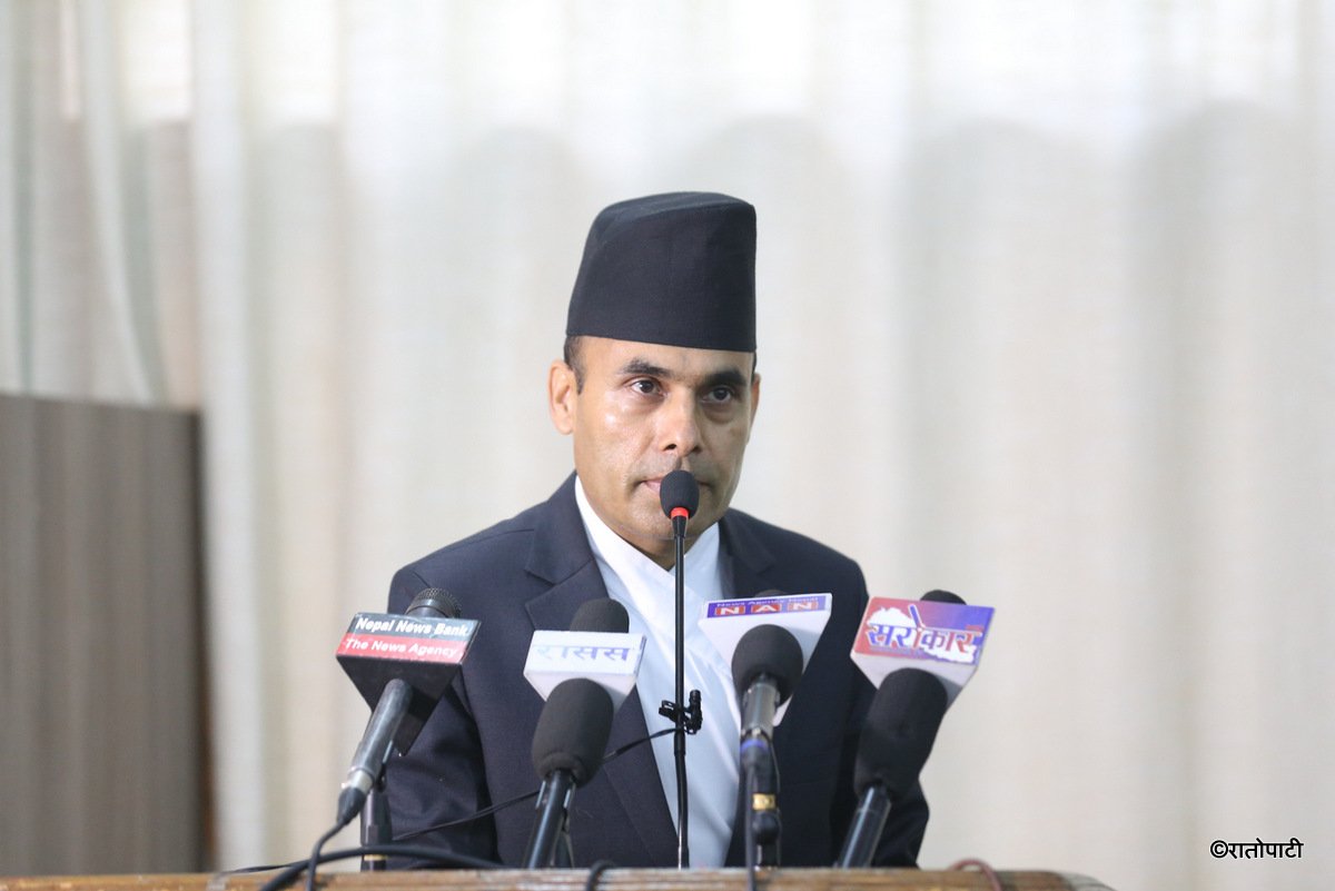 Information and Communication Minister Dr. Vikram Timilsina States Press Freedom Cannot Be Violated