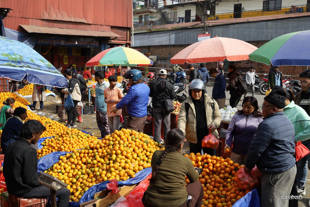   कालीमाटीमा सुन्तलाको बजार, तस्बिरहरू