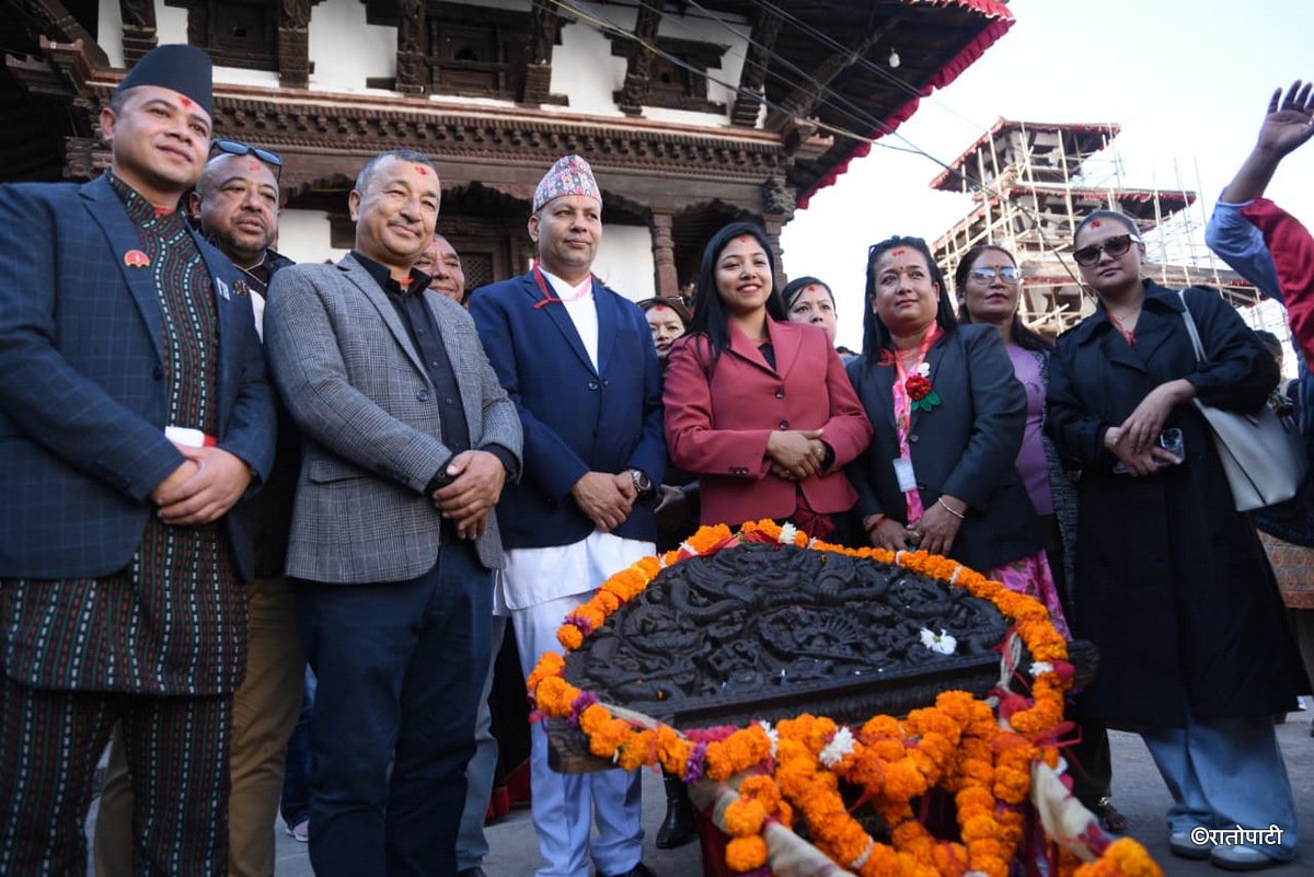 बेलायतबाट फर्काइएको तोरण कुमारी घरमा पुनर्स्थापना, तस्बिरहरू