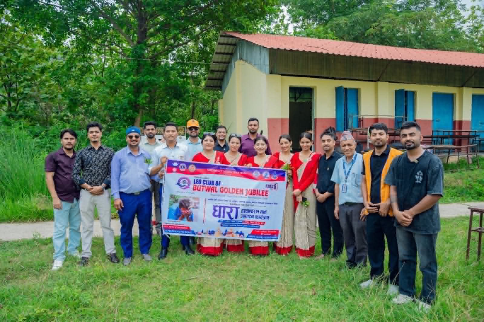Leo Club of Butwal Golden Jubilee Hands Over Drinking Water Tap to Jiteshwori Secondary School