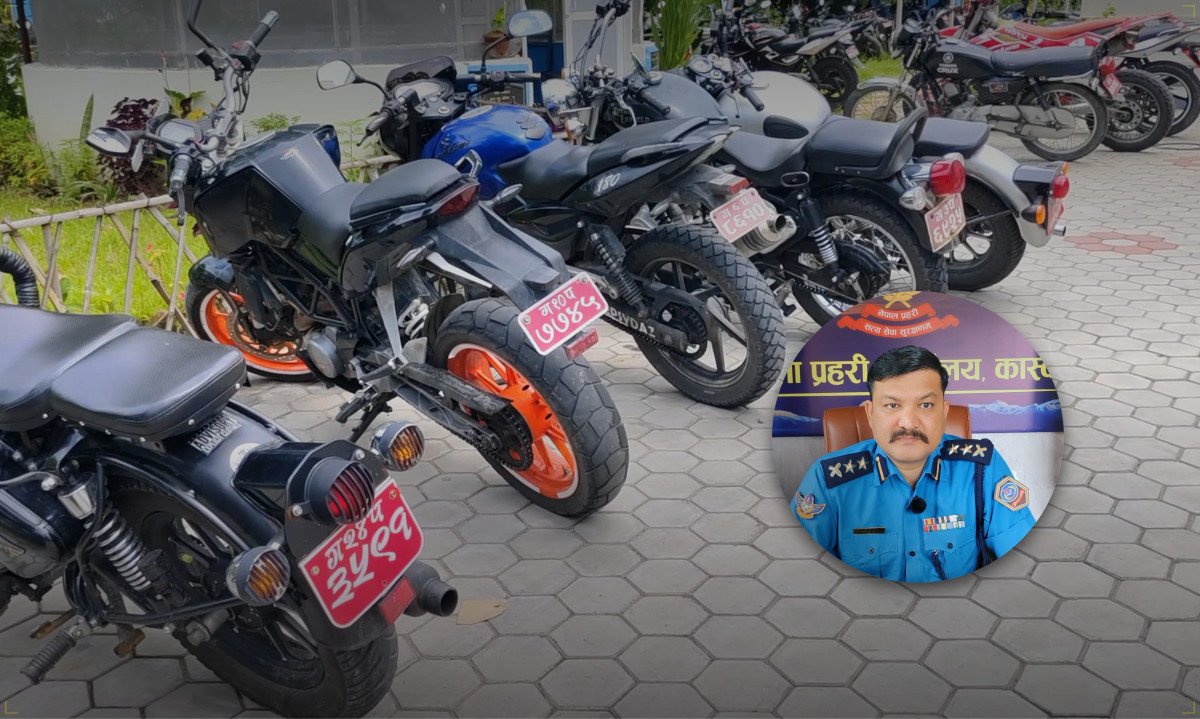 Kaski Police Intensify Action Against Modified Motorcycles in Pokhara