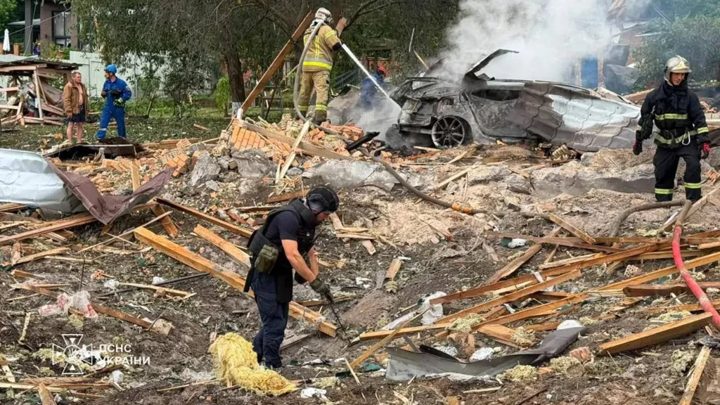 Russia Strikes Drone Exhibition Near Kyiv, Killing 15