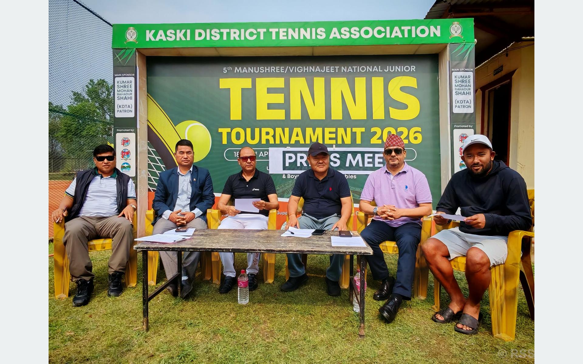   पोखरामा शनिबारदेखि राष्ट्रिय जुनियर टेनिस सुरु हुँदै