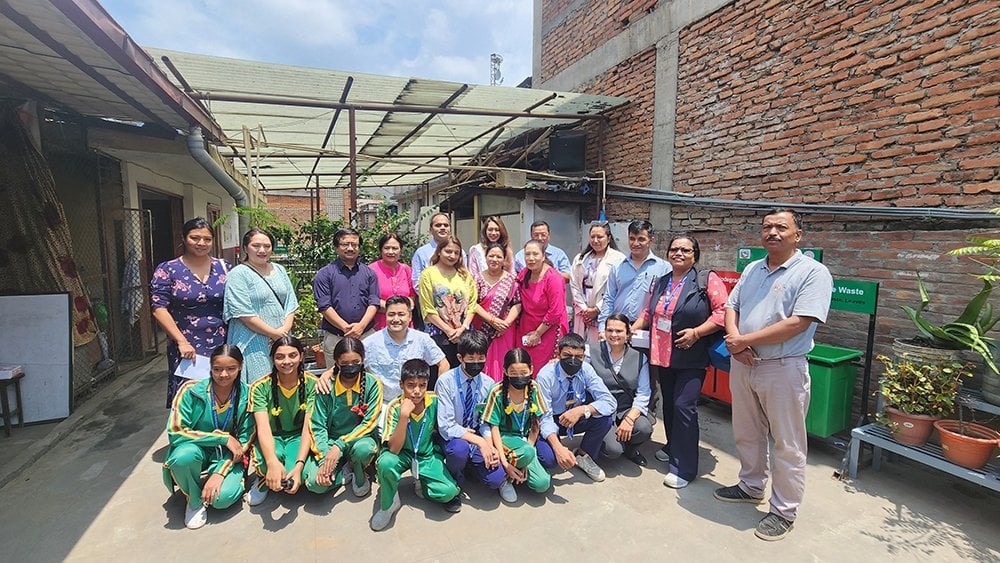 काठमाडौँका दुई विद्यालयमा बालबालिका र वातावरण परियोजना सुरु