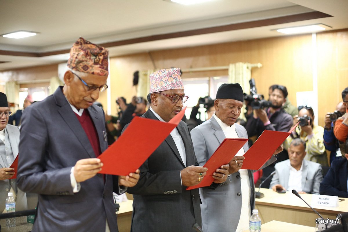 21-National assembly oath-Nepal photo library-21