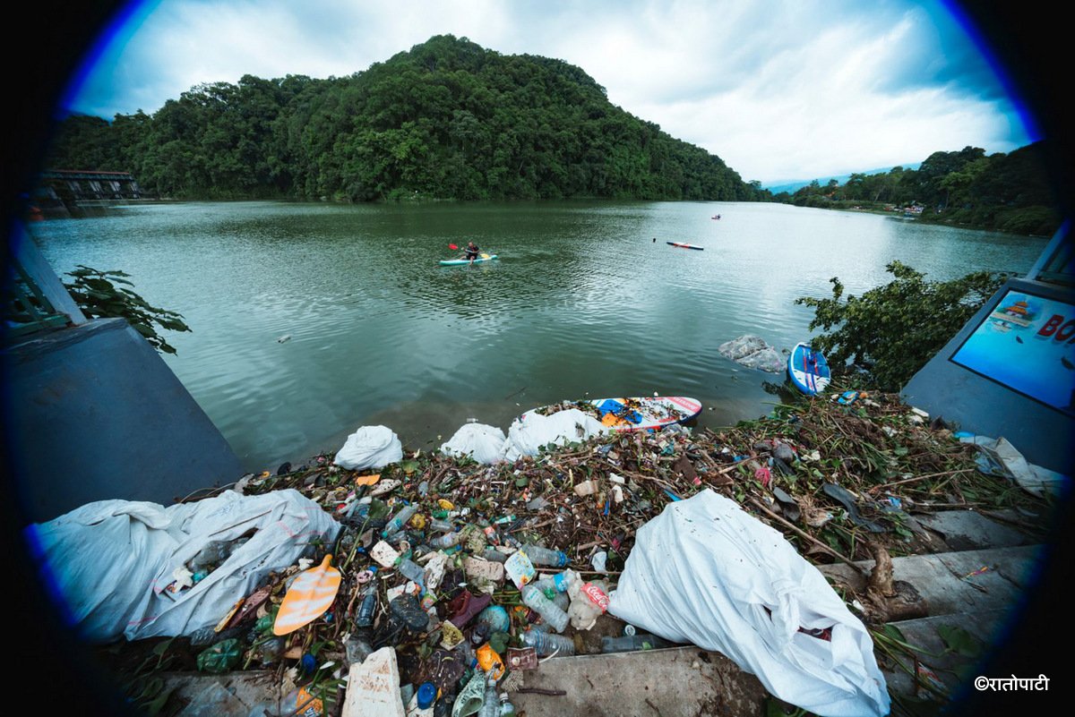 24-Phewa lake waste Managed_Nepal photo library23