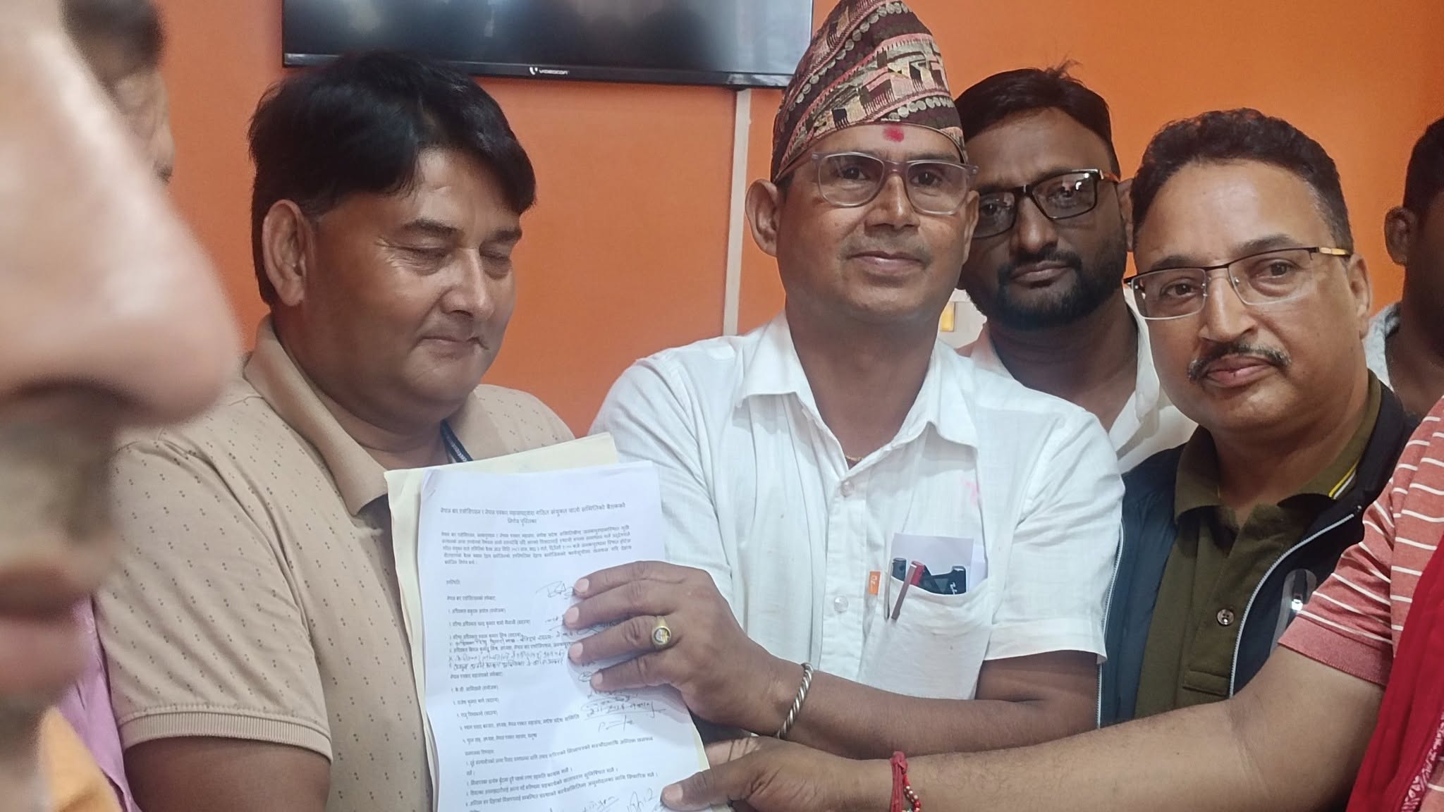 बार एशोसिएशन र पत्रकार महासंघबिच मिलापत्र