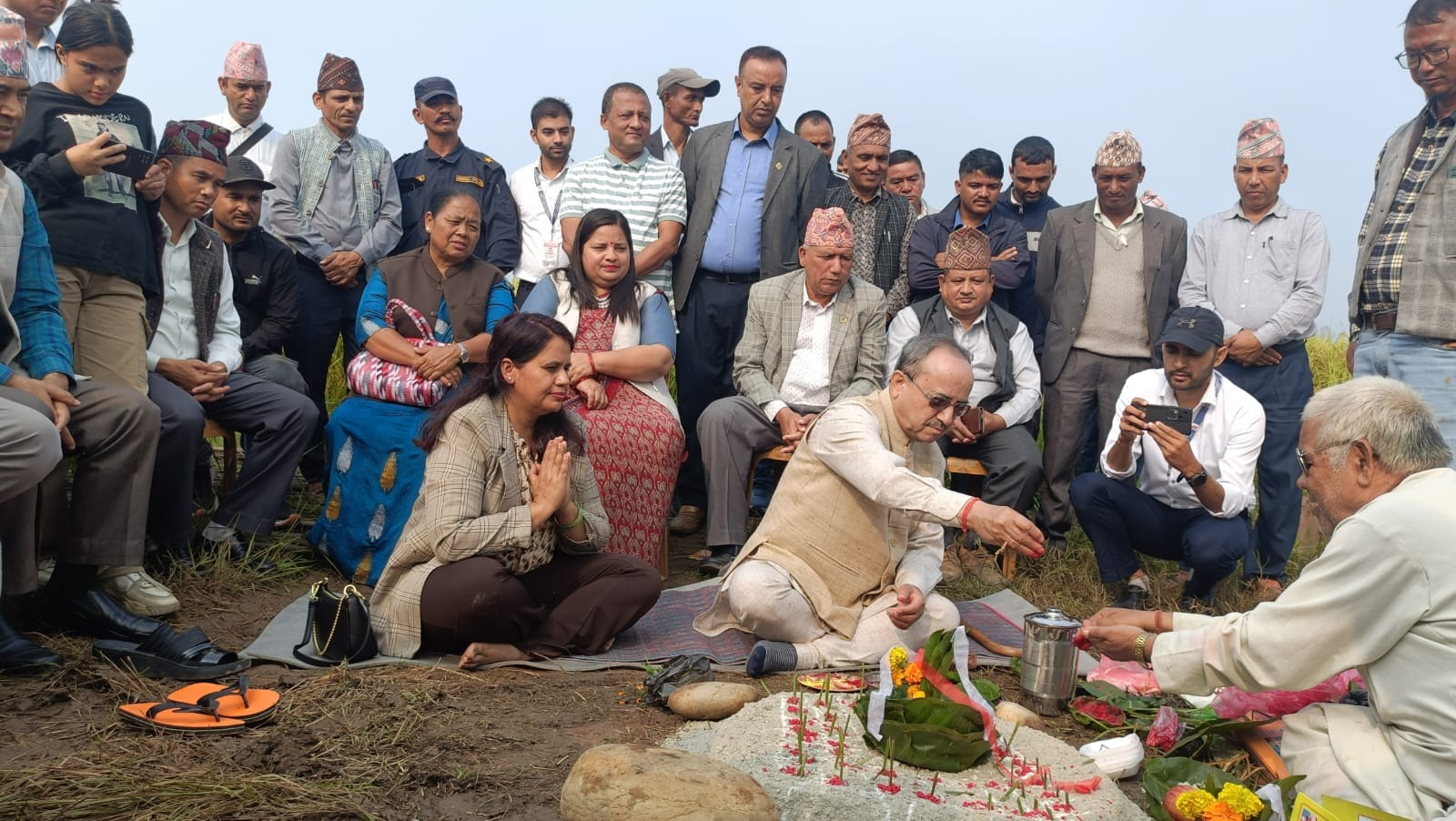 भेरी किनारमा बन्ने आधुनिक सहरको भवन शिलान्यास