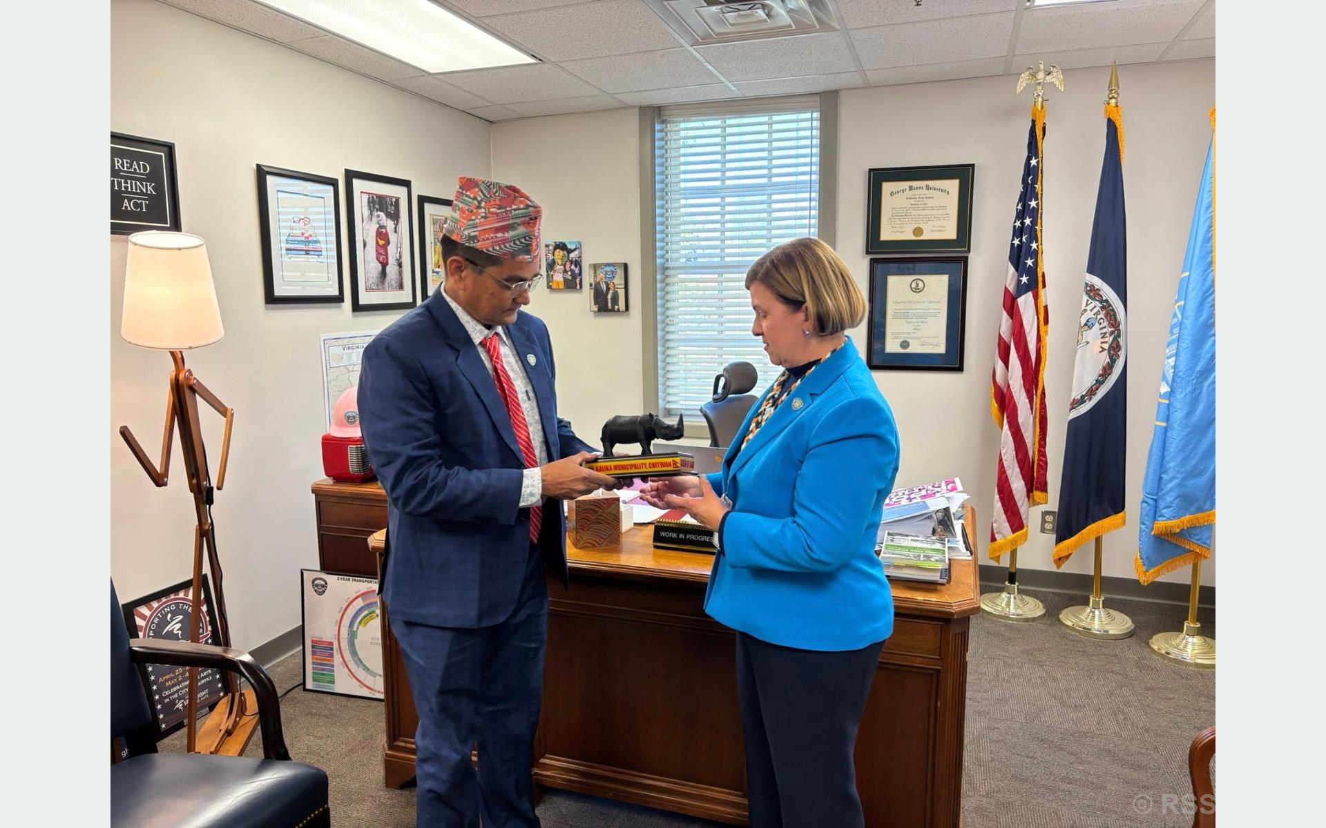 Kalika Municipality Proposes Strategic Partnership with Fairfax City, USA