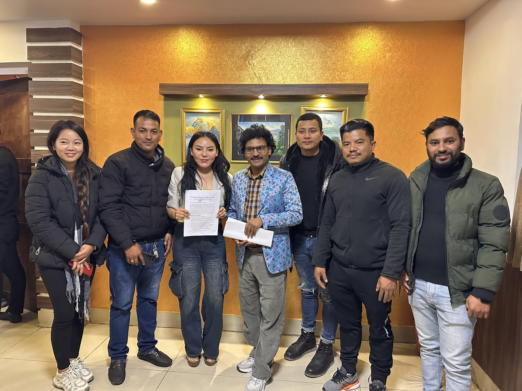 कलाकार केदार घिमिरे ‘कङ्गारु’मा अनुबन्धित