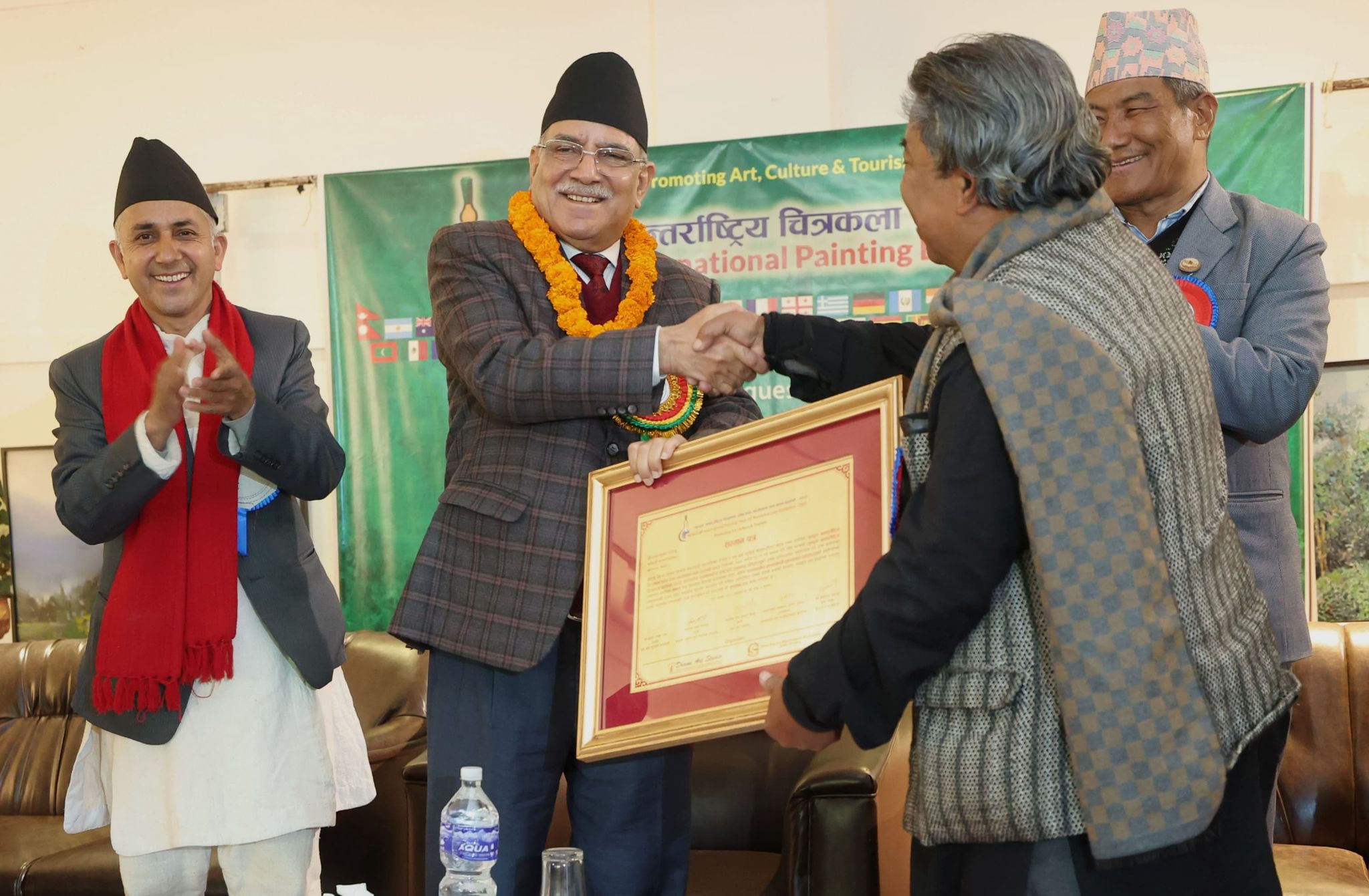   चित्रकलाले अन्तर्राष्ट्रिय एकतालाई प्रवर्द्धन गरेको छ : प्रधानमन्त्री