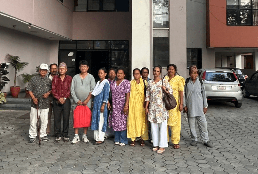 बर्दिबासका रेल्वे पीडितद्वारा रेल विभागमा पुनः धर्ना