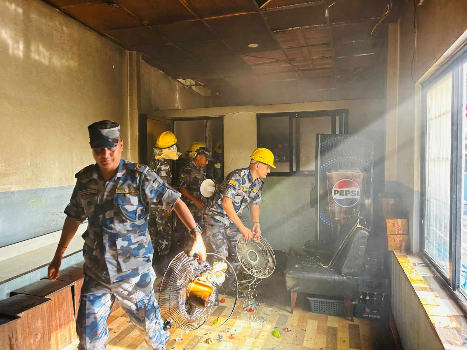 काठमाडौँको सिग्मा कलेजको क्यान्टिनमा आगलागी