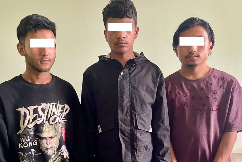 मोबाइल लुटमा संलग्न ३ जना पक्राउ