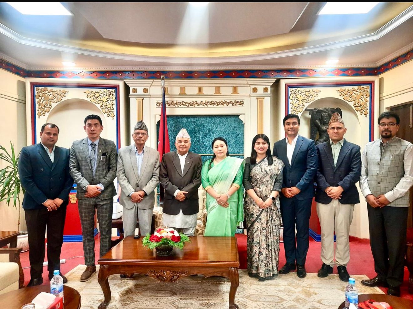   एनआरएन दक्षिण कोरियाको प्रतिनिधिमण्डलद्वारा राष्ट्रपतिसँग भेट