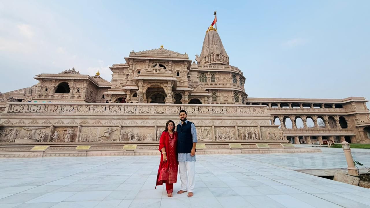 Rabi Lamichhane Team Reaches Ayodhya During India Visit