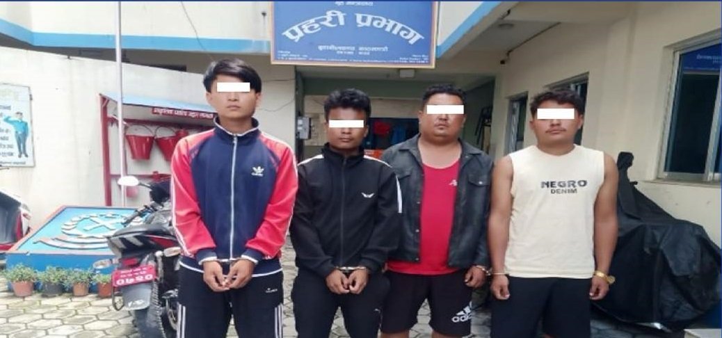 बुढानीलकण्ठमा युवकको हत्या गरेको आरोपमा चार जना पक्राउ