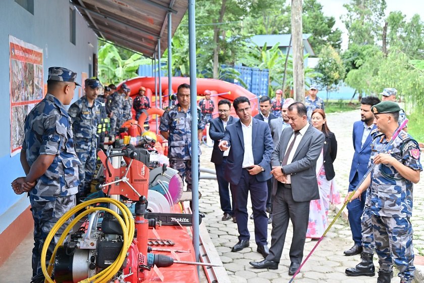 प्राधिकरणका प्रमुखले गरे सिनामंगलस्थित विपद् उद्धार कार्यालयको निरीक्षण