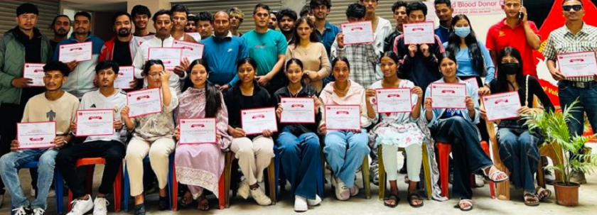   माओवादी केन्द्र रुकुम–काठमाडौँ सम्पर्क समन्वय समितिको आयोजनामा रक्तदान कार्यक्रम