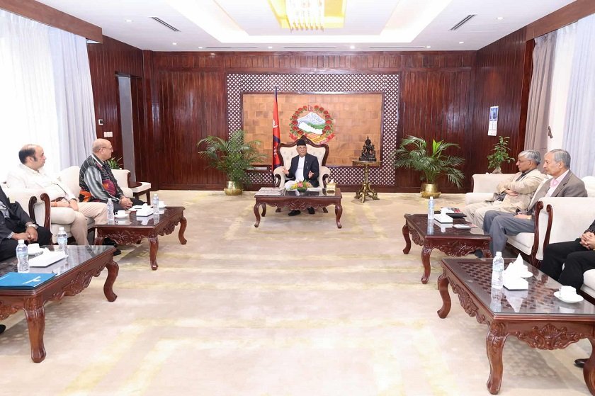   प्रधानमन्त्रीसँग मलेसिया–नेपाल बिजनेस काउन्सिलका प्रतिनिधिमण्डलको भेट