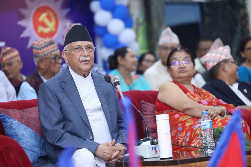 पार्टीभित्रको एकता मजबुत बनाइए एमालेलाई कसैले पराजित गर्न सक्दैन : अध्यक्ष ओली