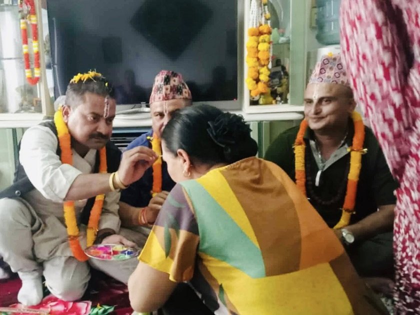   ‘जोगिन्दर’ले थाइल्यान्डका नेपालीसँग लगाए भाइटिका