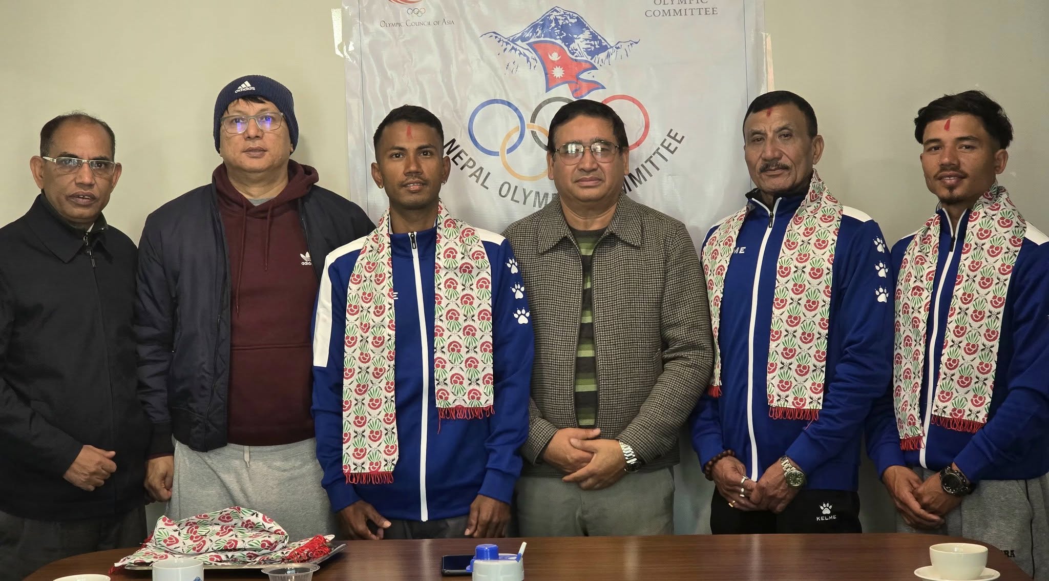 चीनमा हुने एसियन च्याम्पियनसिपमा सहभागी हुने क्यानोइङ टोलीको बिदाइ