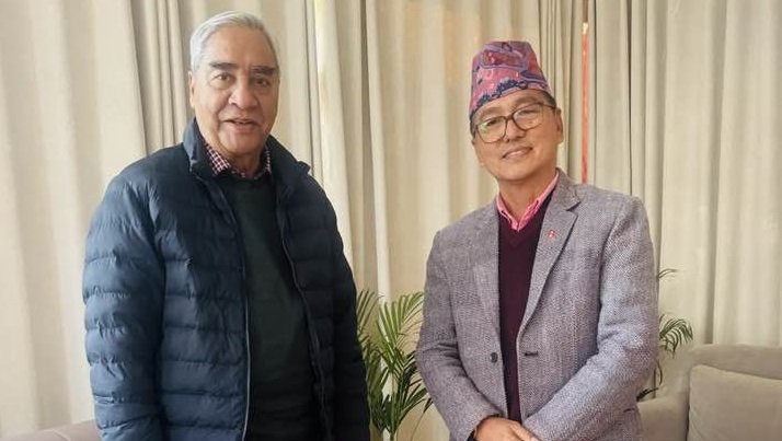 लिङ्देनले देउवालाई दिए पृथ्वी जयन्तीको निम्ता