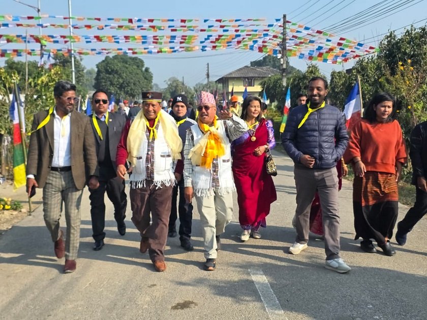   सर्लाहीमा पूर्व उपप्रधानमन्त्री श्रेष्ठलाई तामाङ समुदायको स्वागत