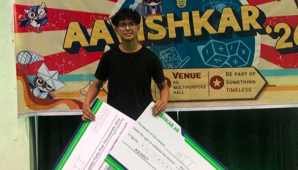 MIT Robotics and IoT Club Wins Two Titles at 'Aavishkar 26'