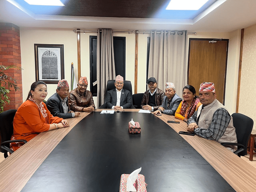 Lalitpur Local Representatives Express Strong Solidarity with Nepali Congress President Gagan Thapa Amidst Internal Politics