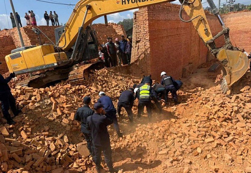 Woman Dies After Brick Kiln Wall Collapses in Lalitpur