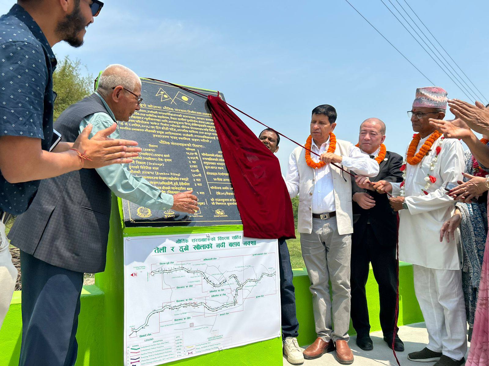   मोरङमा विपद् उत्थानशीलता सुदृढ गर्न जापानी सहयोग, बाढी नियन्त्रण आयोजनाको हस्तान्तरण