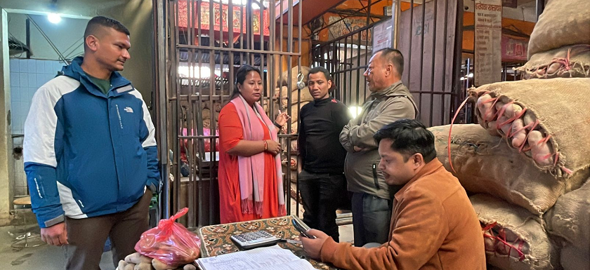   कालिमाटीमा कृषि मन्त्रीको निरीक्षण